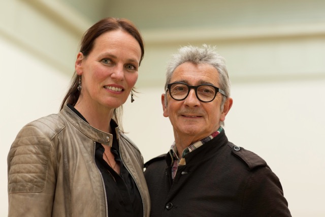 iket Kunstprijzen vakjuryleden 2014 en 2015: Cora Bos-Kroese en Gérard Lemaitre
